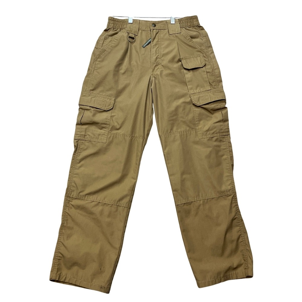 Propper Tactical Cargo Pants Mens 30x30 Tan Ripstop Multi Pocket Utility D-Ring
